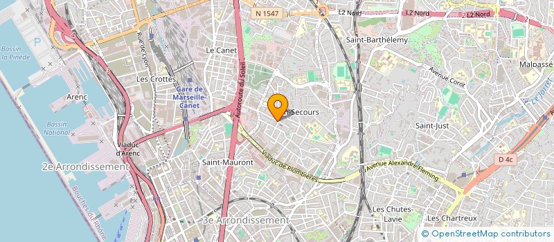 localisation de l'entreprise MONSIEUR BENYOUNES KHALDI à MARSEILLE