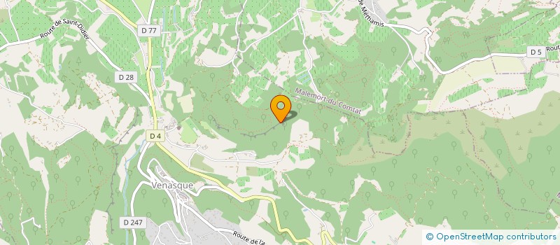 localisation de l'entreprise MONSIEUR BENZ CALLEBAUT  VENASQUE