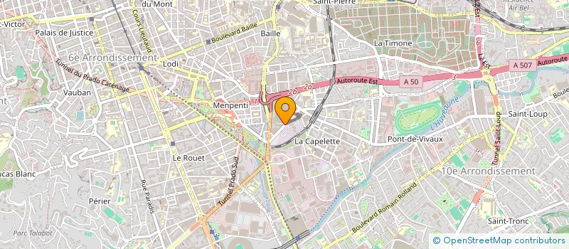 localisation de l'entreprise MONSIEUR BENZIANE REFAS  MARSEILLE