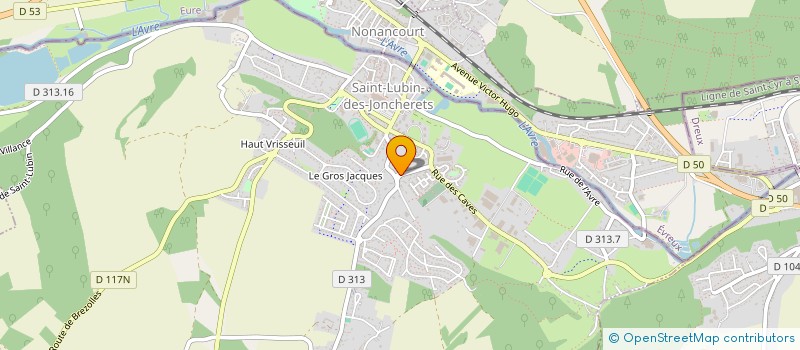 localisation de l'entreprise MONSIEUR BERANGE GABIN à SAINT-LUBIN-DES-JONCHERETS
