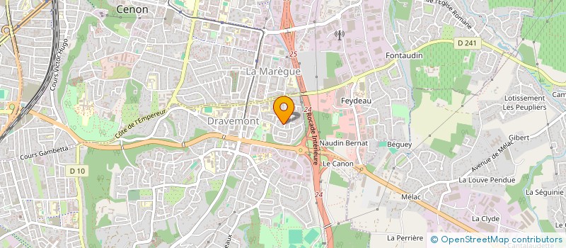 localisation de l'entreprise MONSIEUR BERANGER ATLEY TATY TCHICAYA  FLOIRAC