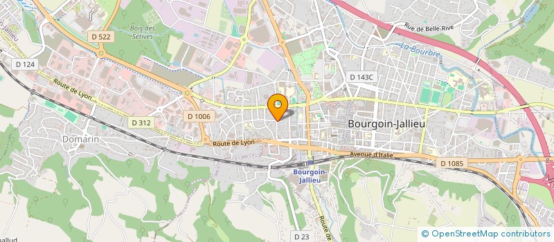 localisation de l'entreprise MONSIEUR BERANGER BROCHIER à BOURGOIN-JALLIEU