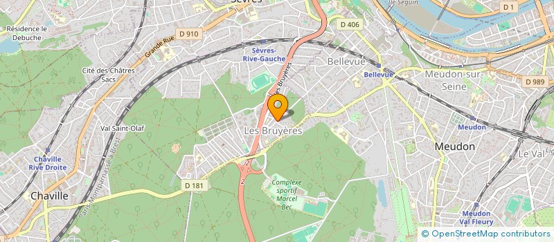 localisation de l'entreprise MONSIEUR BERANGER DORTEL à SEVRES