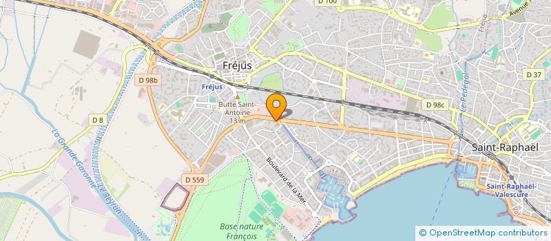 localisation de l'entreprise MONSIEUR BERANGER GARCIA à FREJUS