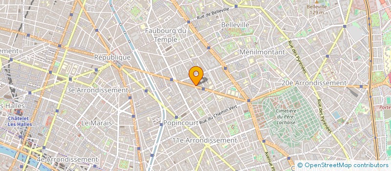 localisation de l'entreprise MONSIEUR BERANGER MARTIN à PARIS