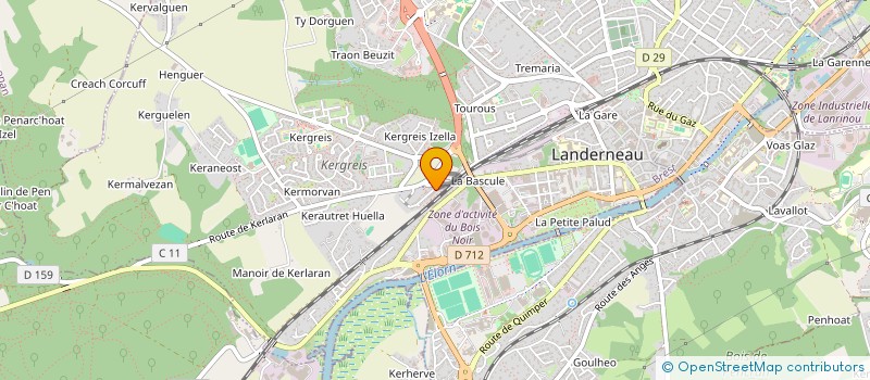 localisation de l'entreprise MONSIEUR BERANGER PERNELLE à LANDERNEAU