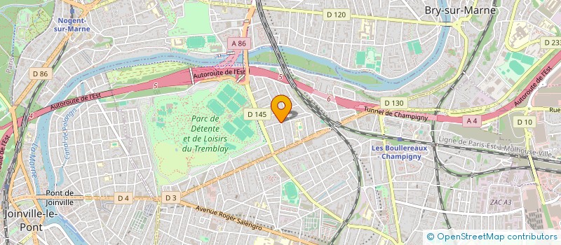 localisation de l'entreprise MONSIEUR BERARD VALERY à CHAMPIGNY-SUR-MARNE