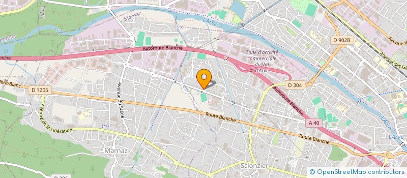 localisation de l'entreprise MONSIEUR BERAT KARAKOC  SCIONZIER