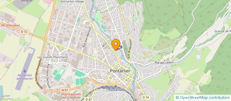 localisation de l'entreprise MONSIEUR BERATI MYNYR  PONTARLIER