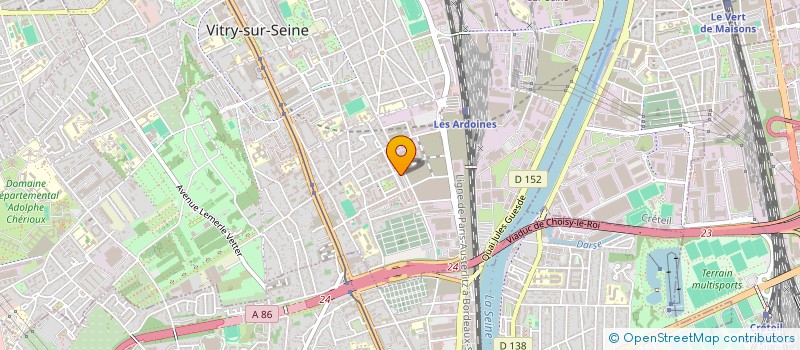 localisation de l'entreprise MONSIEUR BERDED KRADCHI à VITRY-SUR-SEINE