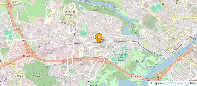 localisation de l'entreprise MONSIEUR BEREKET ARAYA à ANGERS