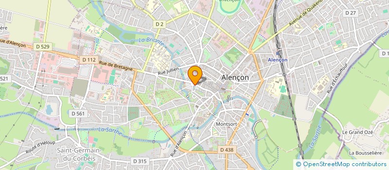 localisation de l'entreprise MONSIEUR BERENGER BERNARD à ALENCON