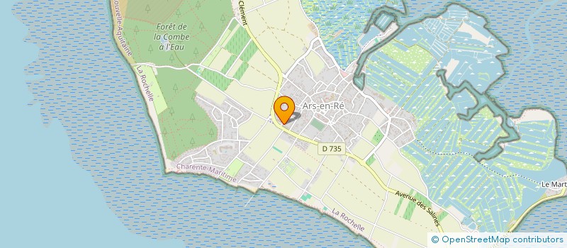 localisation de l'entreprise MONSIEUR BERENGER MICHET  ARS-EN-RE