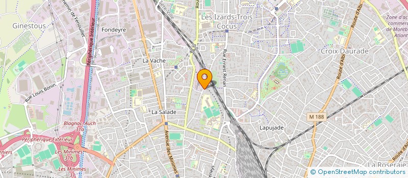 localisation de l'entreprise MONSIEUR BERENGER NKONO MIMB à TOULOUSE