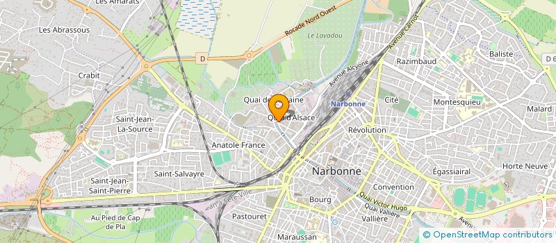 localisation de l'entreprise MONSIEUR BERENGER ROMAIN à NARBONNE