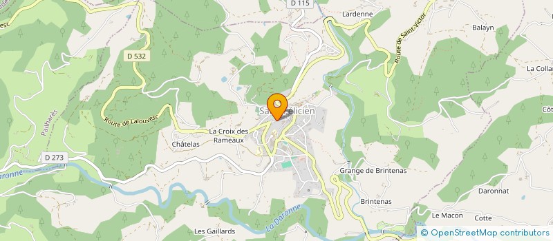 localisation de l'entreprise MONSIEUR BERENGER SARLES à SAINT-FELICIEN