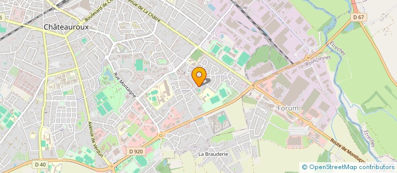 localisation de l'entreprise MONSIEUR BERESFORD LEE à CHATEAUROUX