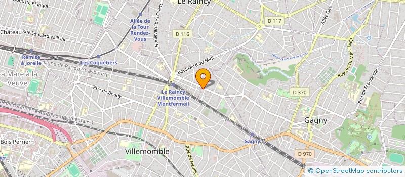 localisation de l'entreprise MONSIEUR BERG ARTUR  VILLEMOMBLE