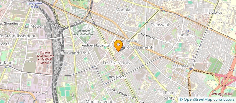 localisation de l'entreprise MONSIEUR BERHANE YOHANNES RUSOM à LYON
