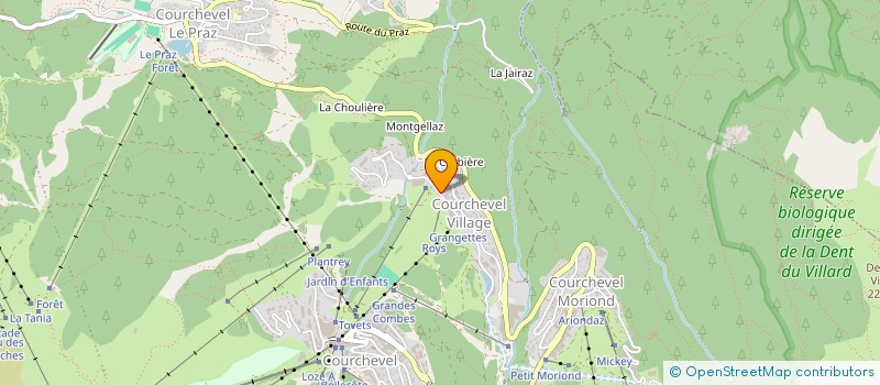 localisation de l'entreprise MONSIEUR BERIL VALLAT  COURCHEVEL