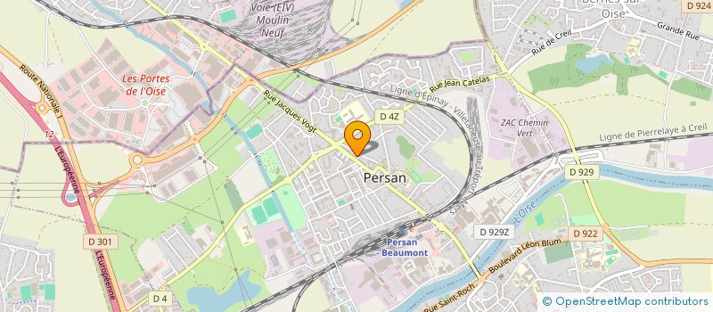 localisation de l'entreprise MONSIEUR BERLIN KAPTOUM  PERSAN