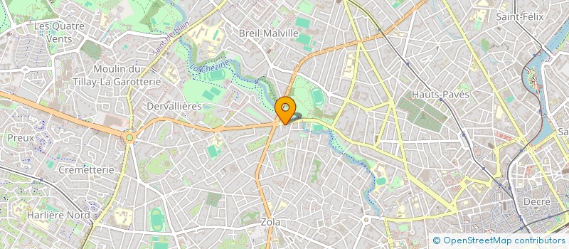localisation de l'entreprise MONSIEUR BERNALDO CHERISTIN à NANTES