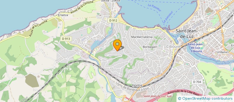 localisation de l'entreprise MONSIEUR BERNARD ACHILLE JEAN GRELET  CIBOURE