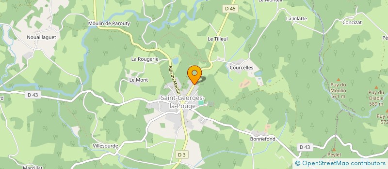 localisation de l'entreprise MONSIEUR BERNARD ACTIS à SAINT-GEORGES-LA-POUGE
