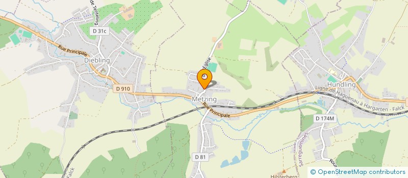 localisation de l'entreprise MONSIEUR BERNARD ADAM  METZING