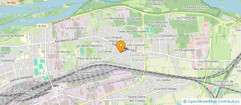 localisation de l'entreprise MONSIEUR BERNARD ADEL  LA VILLE-AUX-DAMES