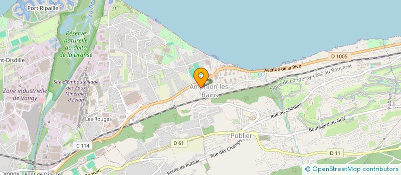 localisation de l'entreprise MONSIEUR BERNARD AGONI  PUBLIER