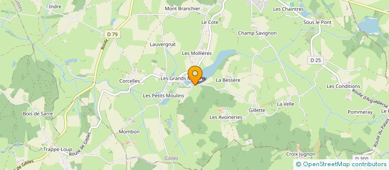 localisation de l'entreprise MONSIEUR BERNARD ALABOUVETTE-DONGUY à GIBLES