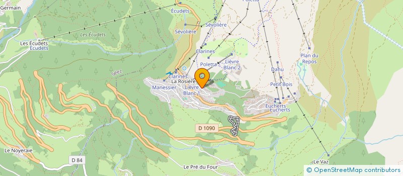 localisation de l'entreprise MONSIEUR BERNARD ALAMICHEL  MONTVALEZAN