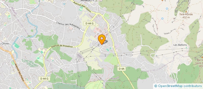 localisation de l'entreprise MONSIEUR BERNARD ALBERT  ALLAUCH