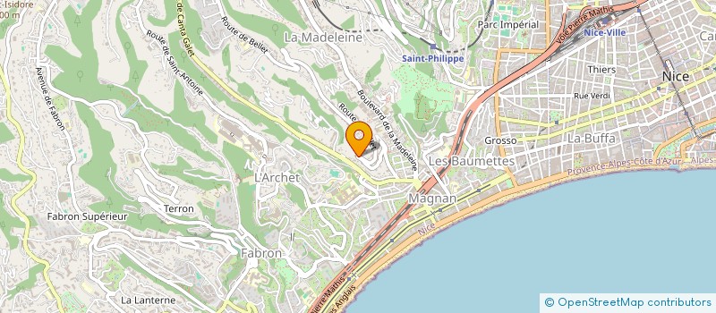 localisation de l'entreprise MONSIEUR BERNARD ALBERTINI à NICE