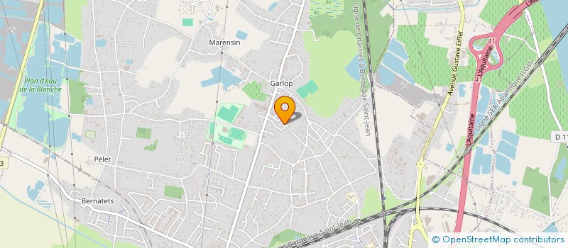 localisation de l'entreprise MONSIEUR BERNARD ALBIN  AMBARES-ET-LAGRAVE