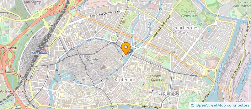 localisation de l'entreprise MONSIEUR BERNARD ALEXANDRE  STRASBOURG