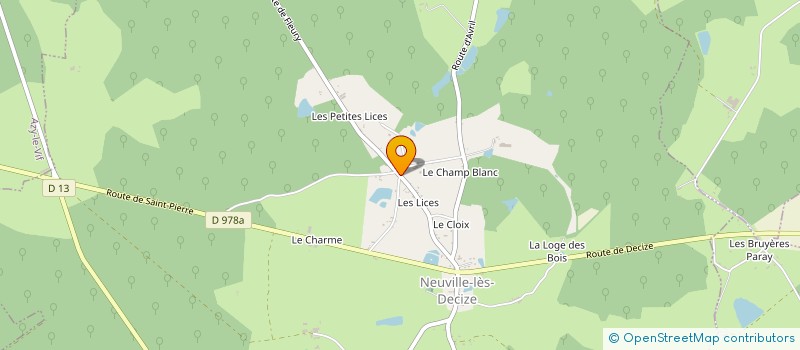localisation de l'entreprise MONSIEUR BERNARD ALEXANDRE à NEUVILLE LES DECIZE