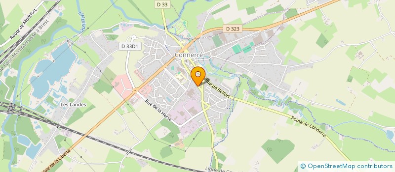 localisation de l'entreprise MONSIEUR BERNARD ALI  LE MANS