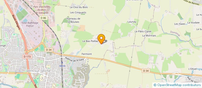 localisation de l'entreprise MONSIEUR BERNARD ALIS  VERN-SUR-SEICHE