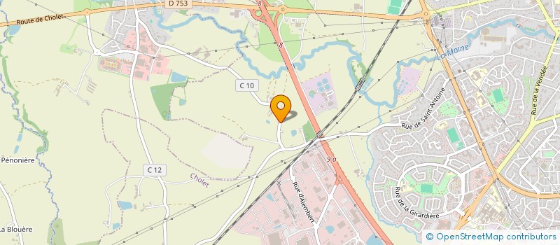 localisation de l'entreprise MONSIEUR BERNARD ALLAIN à CHOLET