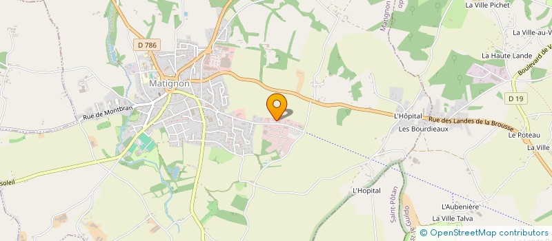 localisation de l'entreprise MONSIEUR BERNARD ALNOT  MATIGNON