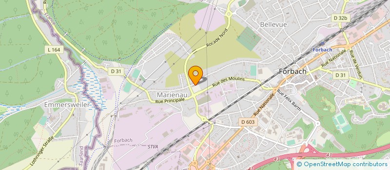 localisation de l'entreprise MONSIEUR BERNARD ALTMEIER à FORBACH