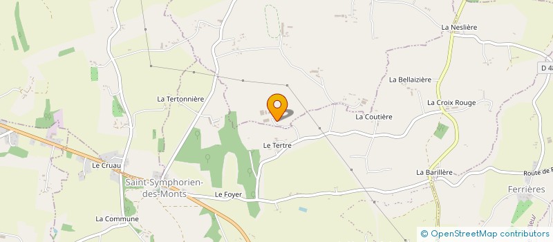 localisation de l'entreprise MONSIEUR BERNARD AMAND  ROMAGNY FONTENAY