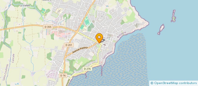 localisation de l'entreprise MONSIEUR BERNARD AMAND  CANCALE