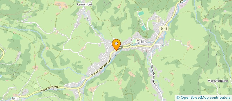 localisation de l'entreprise MONSIEUR BERNARD ANCEL  ORBEY