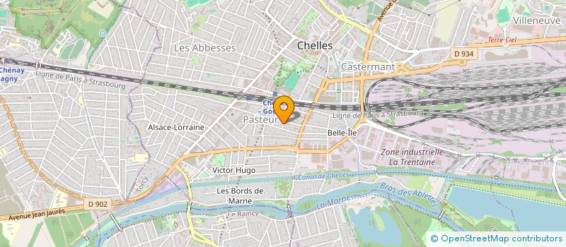 localisation de l'entreprise MONSIEUR BERNARD ANDRE à CHELLES