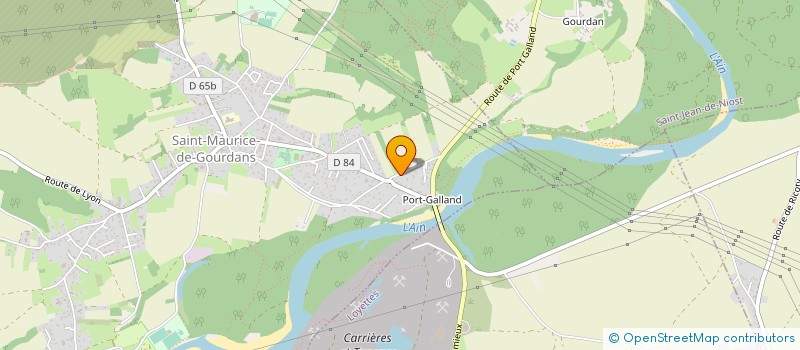 localisation de l'entreprise MONSIEUR BERNARD ANDREO  SAINT-MAURICE-DE-GOURDANS