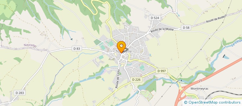 localisation de l'entreprise MONSIEUR BERNARD ANDRIEU  CRESPIN