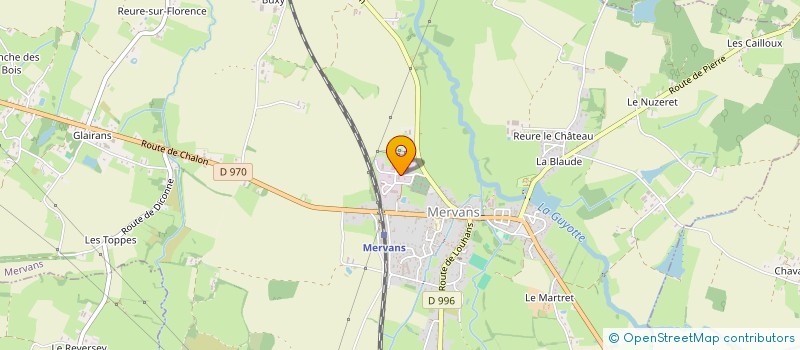 localisation de l'entreprise MONSIEUR BERNARD ANDRIQUE  MERVANS